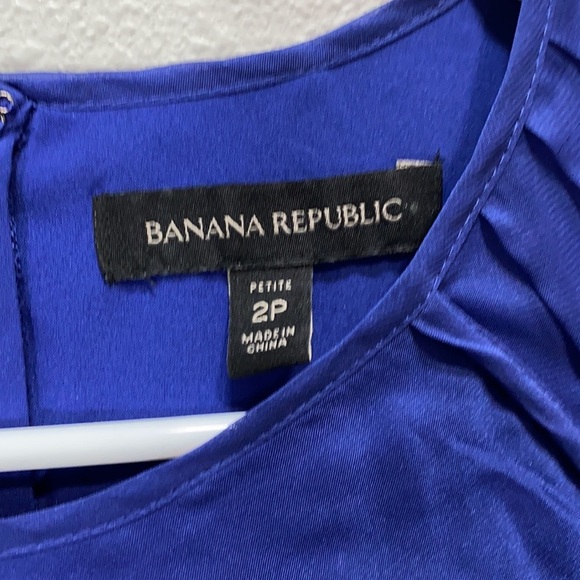 Banana‎ Republic sleeveless dress pleated drop waist - Picture 4 of 10